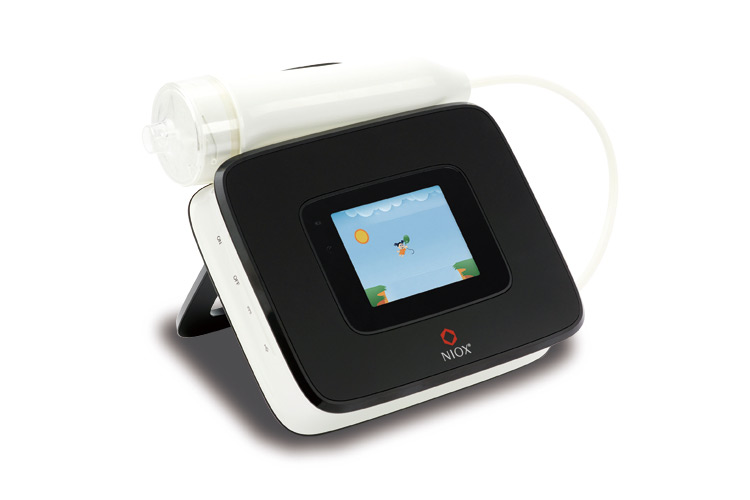 呼気中一酸化窒素（FeNO）測定装置 ：アレルギー性炎症を数値化し気管支喘息の診断に用います